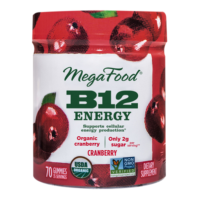 B12 Energy Gummies, Cranberry (MegaFood)