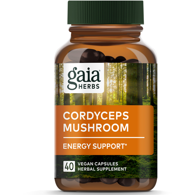 Cordyceps Mushroom Capsules (Gaia Herbs)