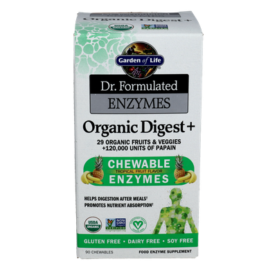 Dr. Formulated ENZYMES Organic Digest+ (Garden of Life)