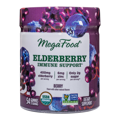 Elderberry Immune Support Gummies, Berry (MegaFood)