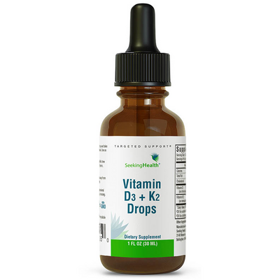 Optimal Vitamin D3 + K2 Drops (Seeking Health)