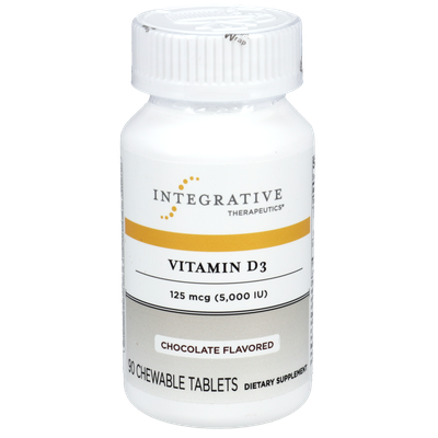 Vitamin D3 5000IU Chewable/Chocolate (Integrative Therapeutics)