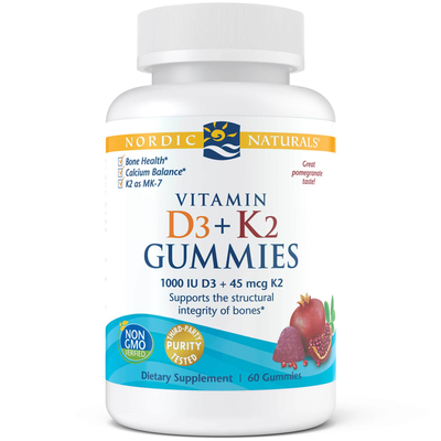 Vitamin D3+K2 Gummies (Nordic Naturals)