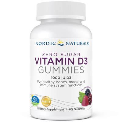 Zero Sugar Vitamin D3 Gummies (Nordic Naturals)